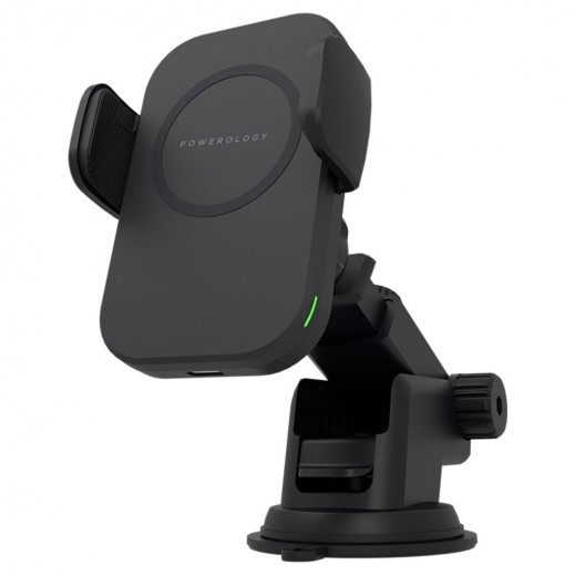 Powerology FastWireless Universal Magsafe Mount Black توصيل