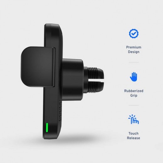 Powerology FastWireless Universal Magsafe Mount Black توصيل