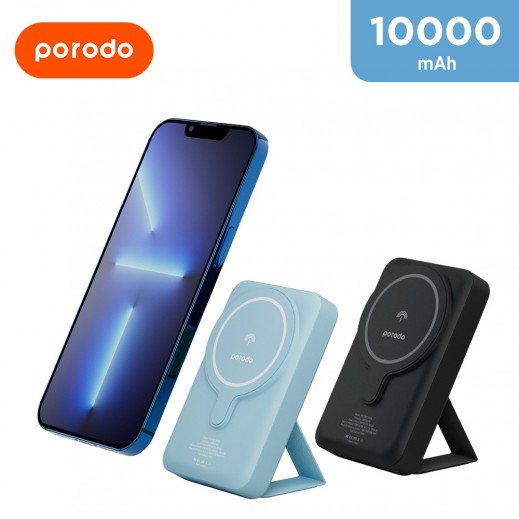 Porodo 10000mAh MagSafe Power Bank With Foldable Stand