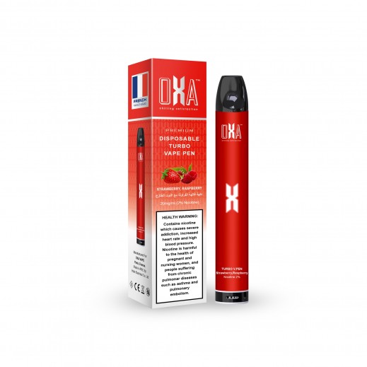 Buy Oxa 2% Nicotine Strawberry Raspberry Vape Pen 5 ml | توصيل Taw9eel.com