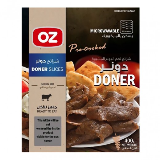 OZ Doner Beef Slices 400g
