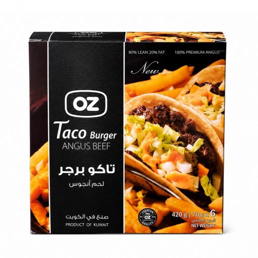 OZ Taco Angus Burger 480g