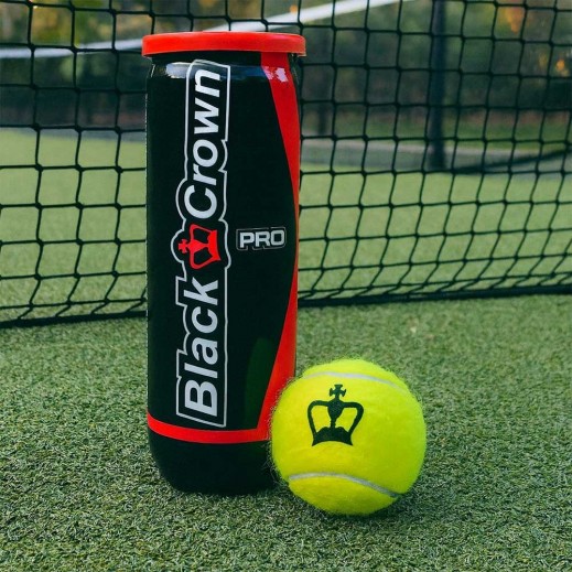 Black Crown Pro Padel Balls - 3 Pieces