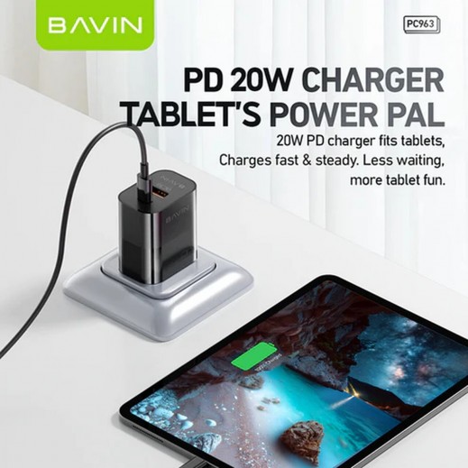 20W PD Type-C to Type-C Fast Charger Cable by Bavin