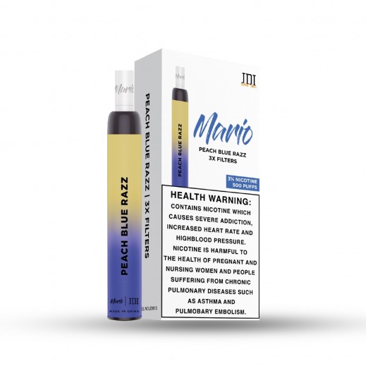 Buy JDI Mario Peach Blue Razz Disposable Pod 1 Piece | توصيل Taw9eel.com