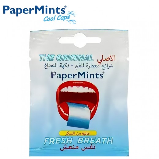 Papermints Fresh Breath Mouth Freshener Strips - delivered by Taw9eel Fast