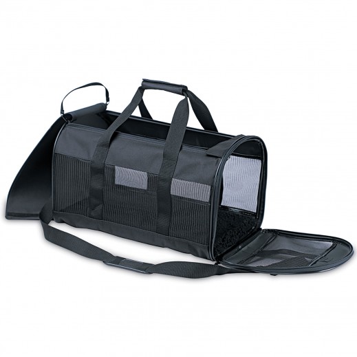 Petmate Soft Side 2-Door Small Travel Kennel Travel Pet Carrier 19In - delivered by Taw9eel within 1 working day 