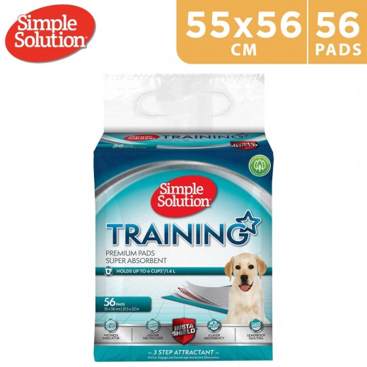 Simple Solution Premium Training 56 Pads (55 x 56 cm) - delivered by Taw9eel Fast