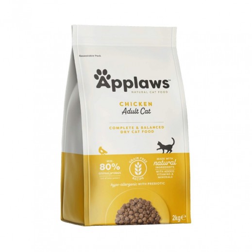 Applaws Adult Dry Cat Food with Chicken 2 kg - delivered by Taw9eel Fast