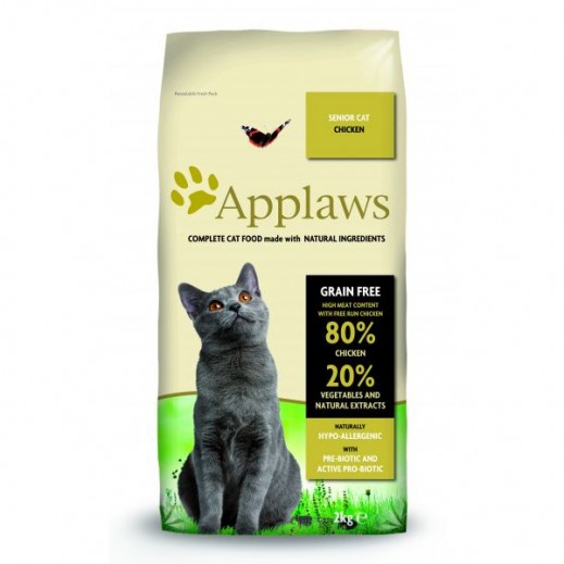Applaws Senior Dry Cat Food With Chicken 2 kg - delivered by Taw9eel Fast
