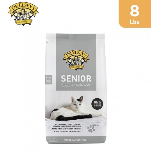 Buy Dr Elseys Senior Silica Crystal Cat Litter 8 Lbs توصيل