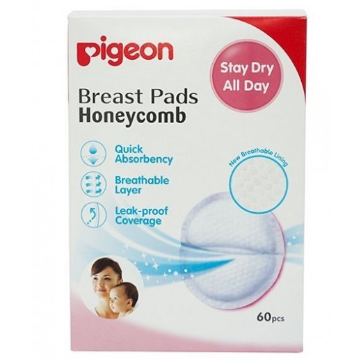 Pigeon Breast Pads Honeycomb 60 Pieces - delivered by Taw9eel Fast