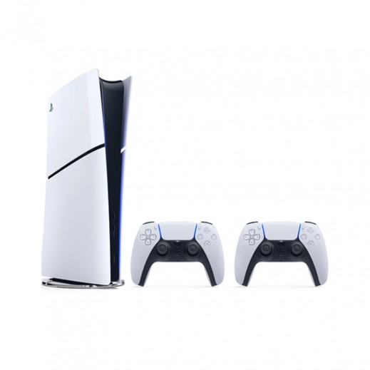 Sony PS5 Slim Digital Edition Console with Two controller - delivered by Taw9eel Fast
