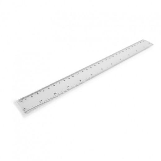 Plastic Ruler Clear 50 cm | توصيل Taw9eel.com