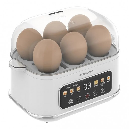 Porodo Lifestyle Poacher Smart Electric Egg Boiler - delivered by Taw9eel within 2 Business Days
