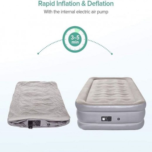 Buy Automatic Inflatable Bed With Electric Pump 200 x 180 x 40cm ...