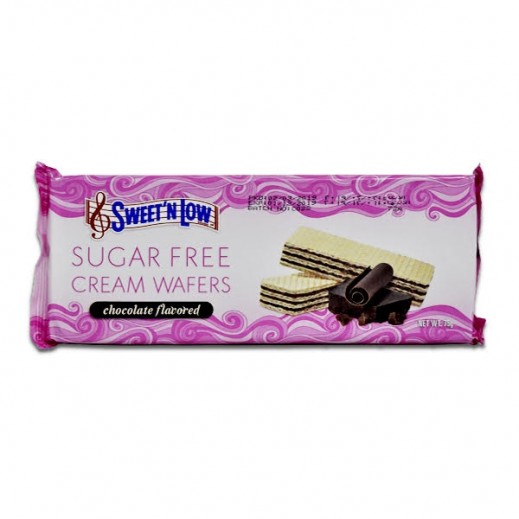Sweet 'N Low Sugar Free Chocolate Flavored Cream Wafers 75 g - delivered by Taw9eel Fast