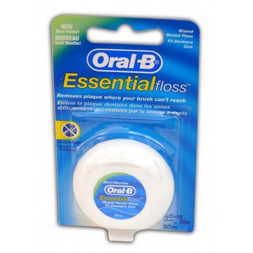 Oral-B Mint Waxed Dental Floss 50m - delivered by Taw9eel Fast