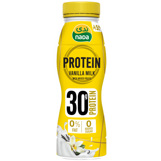 Nada Low Fat Vanilla-Flavored Protein Milk 320 ml - delivered by Taw9eel Fast