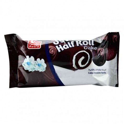 Petra Half Swiss Roll Chocolate & Vanilla Cake 85g