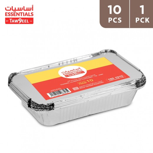Tawseel Aluminum Container (RE 8368) 10 Pieces - delivered by Taw9eel Fast