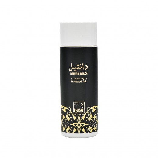 Alshaya Perfumes Danteil Black Perfumed Body Powder 100g - delivered by Taw9eel Within Working 24 Hours