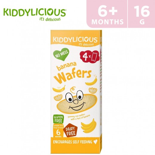Kiddylicious Banana Wafers (16 g)
