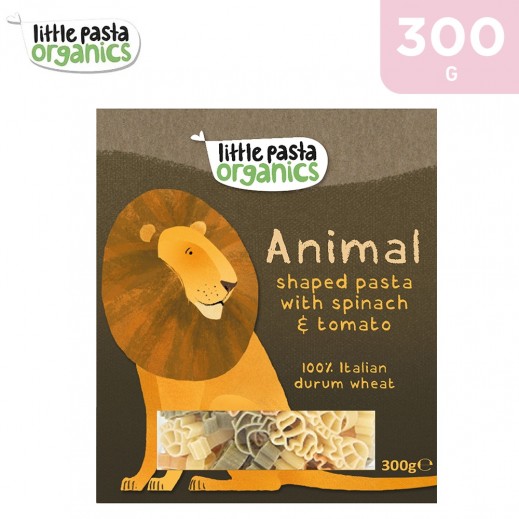 Little Pasta Organics Animal Shaped Pasta With Spinach & Tomato 