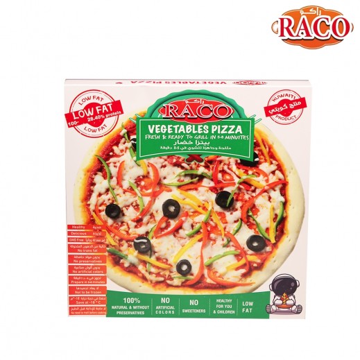 Raco Low Fat Frozen Vegetable Pizza 300 g