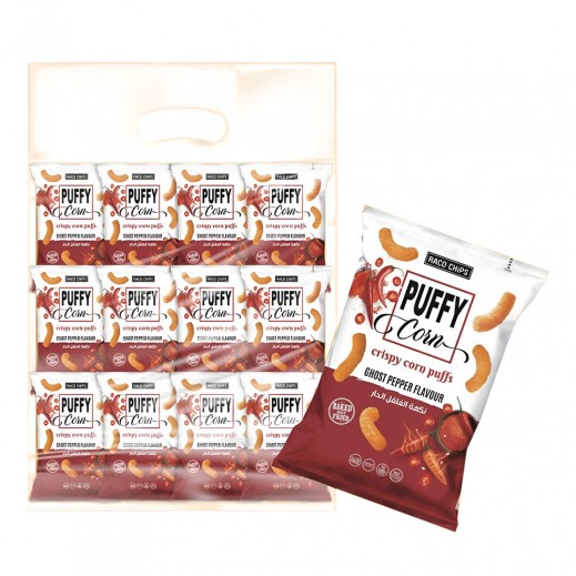 Raco Crispy Corn Puffs with Ghost Pepper Flavour 12 x 20 g