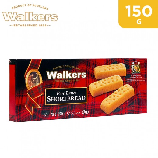 Walkers Pure Butter Shortbread 150 g - delivered by Taw9eel Fast
