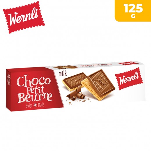 Wernli Choco Petit Beurre Milk Biscuit 125 g - delivered by Taw9eel Fast