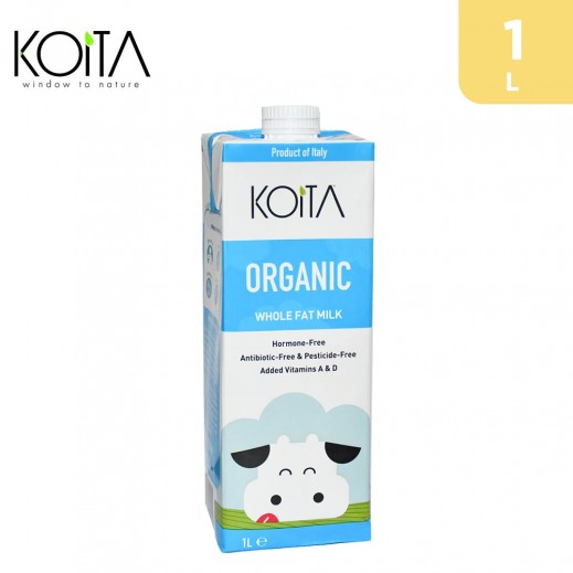 Koita Organic Whole Fat Milk 1 L - delivered by Taw9eel Fast