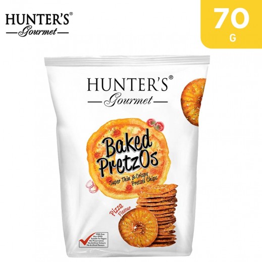 Buy Hunter's Baked Pretzos Pizza 70 g | توصيل Taw9eel.com