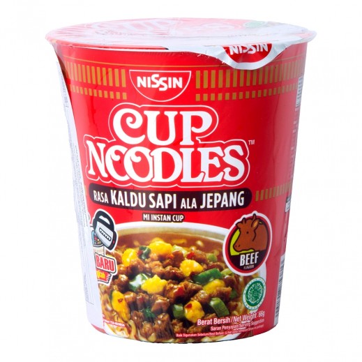 Nissin Japanese Style Beef Cup Noodles 66g