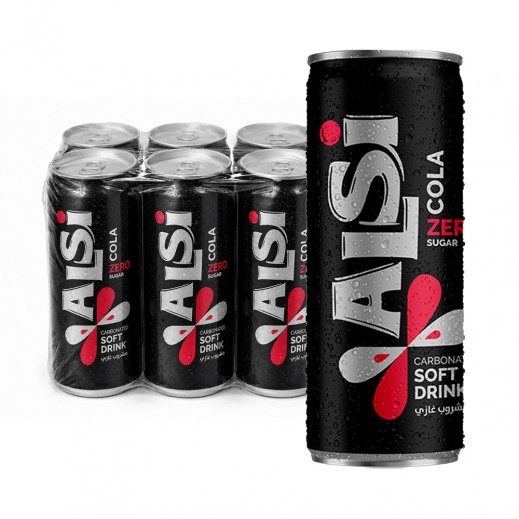 Alsi Cola Zero Soft Drink 6 X 250 ml