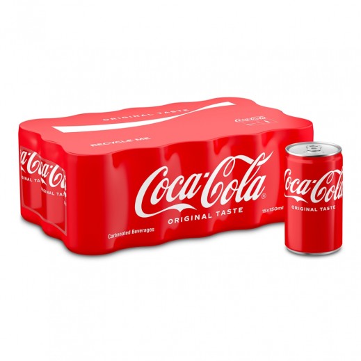 Coca Cola Can Carton 15 x 150 ml - delivered by Taw9eel Fast