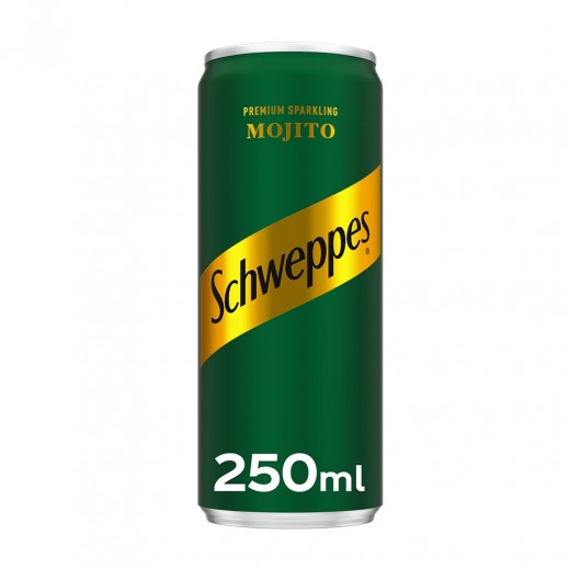 Schweppes Mojito Premium Sparkling Drink Can 250 ml - delivered by Taw9eel Fast