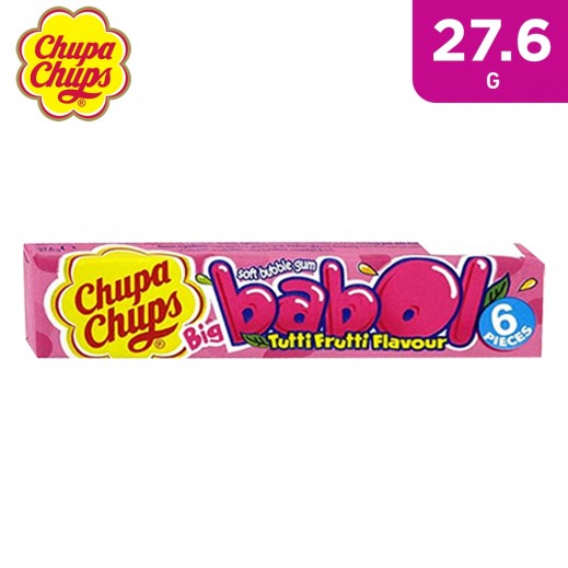 Chupa Chups Big Babol Tutti Frutti Flavour Soft Bubble Gum - 27.6 g - delivered by Taw9eel Fast