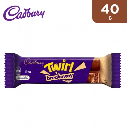 Cadbury Twirl Breakaway Chocolate Wafer 40 g