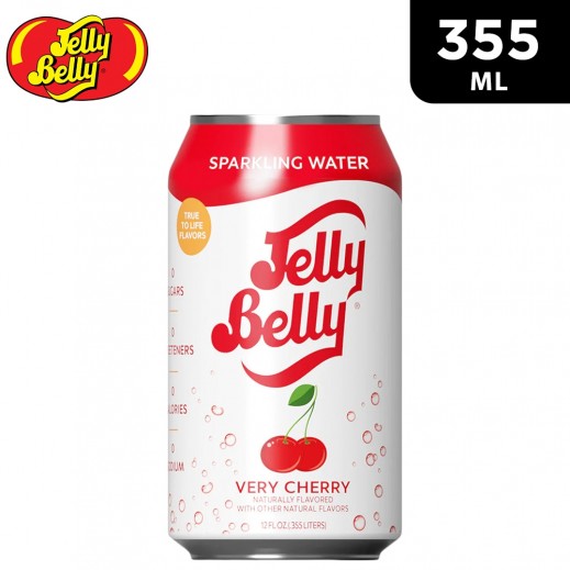 Buy Jelly Belly Very Cherry Sparkling Water Can 355 ml توصيل