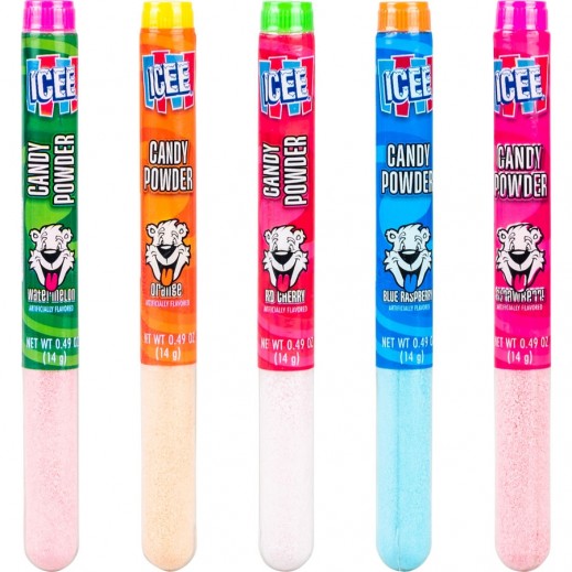 Icee Candy Powder Tubes 14 g – Assorted Flavors