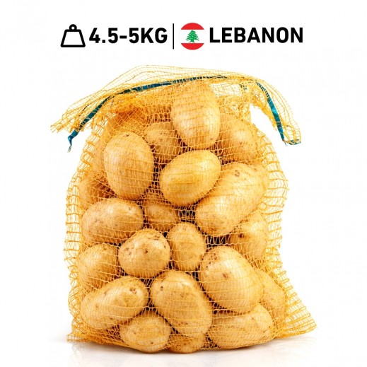 Fresh Lebanese Agria Potato Chips 4.5 - 5 kg Approx.