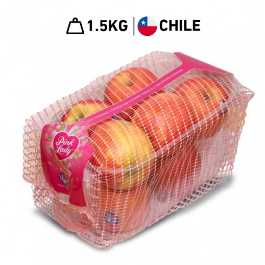 Fresh Chile Pink Lady Apple Basket 1.5kg Approx