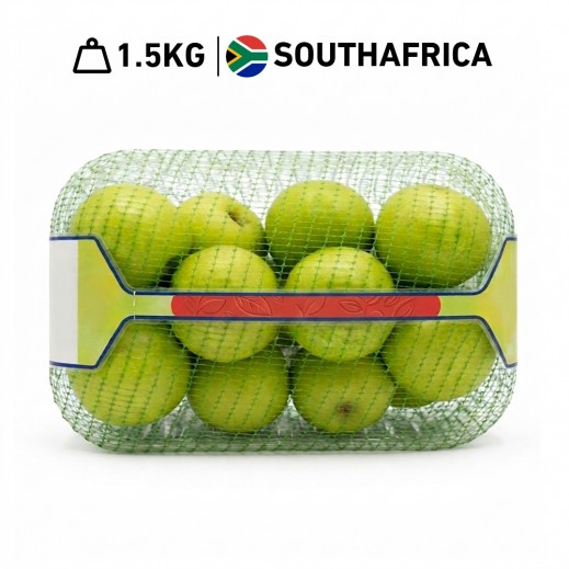 Fresh South African green Apple Basket 1.5kg Approx.