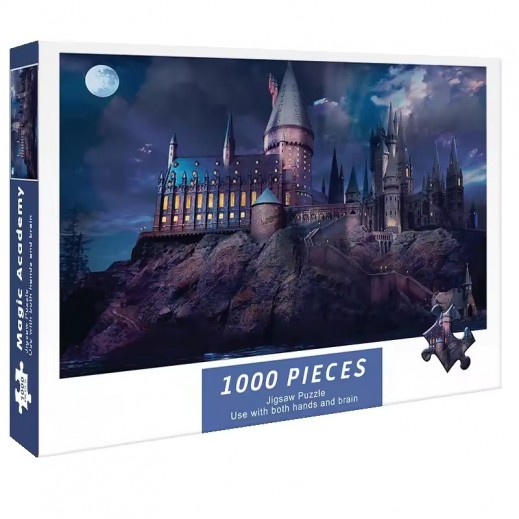 1000 Pieces Orange Magic Academy Jigsaw Puzzle 75 x 50cm - delivered by Taw9eel Fast