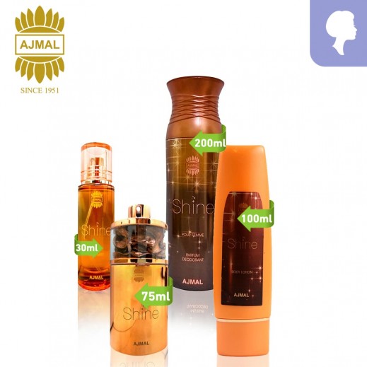 Ajmal Shine Gift Set For Her  - delivered by Taw9eel Fast