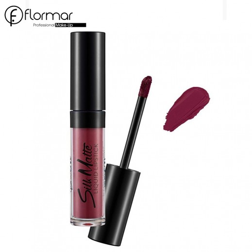 Flormar Silk Matte Liquid Lipstick 15 Pretty Plum