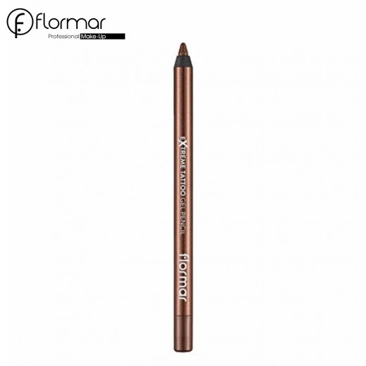 Flormar Extreme Tattoo Gel Pencil 01 Glitzy Brown