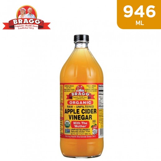 Bragg Organic Raw Apple Cider Vinegar 946 ml - delivered by Taw9eel Fast